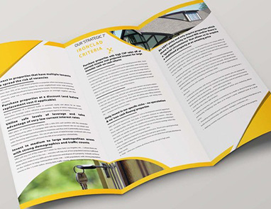 Trifold Brochures Designing